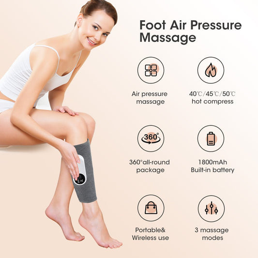 360° Air Pressure Electric Leg Massager Machine - Ironwearpro