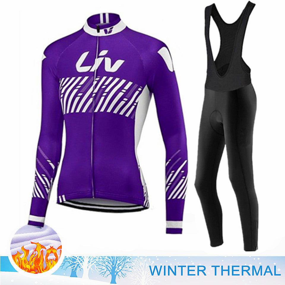 LIV Winter Long Sleeve MTB Jersey for Outdoor Use