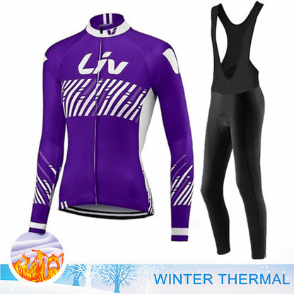 LIV Winter Long Sleeve MTB Jersey for Outdoor Use