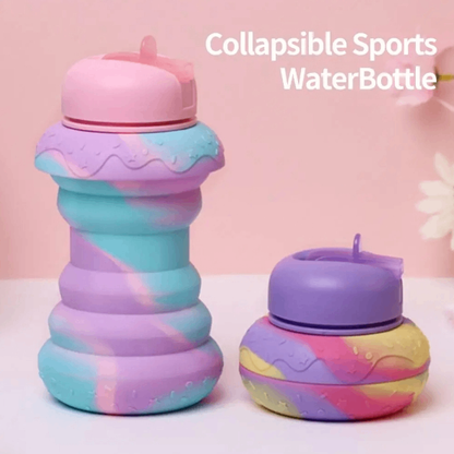 600ml Collapsible Silicone Sports Water Bottle - Ironwearpro