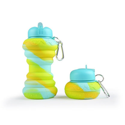 600ml Collapsible Silicone Sports Water Bottle - Ironwearpro