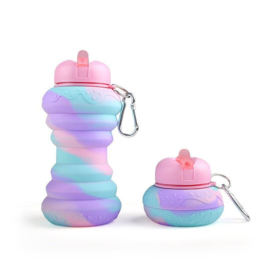 600ml Collapsible Silicone Sports Water Bottle - Ironwearpro