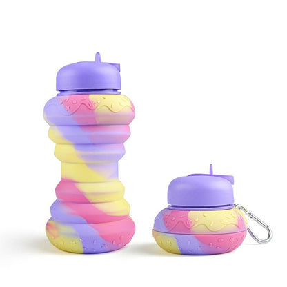 600ml Collapsible Silicone Sports Water Bottle - Ironwearpro