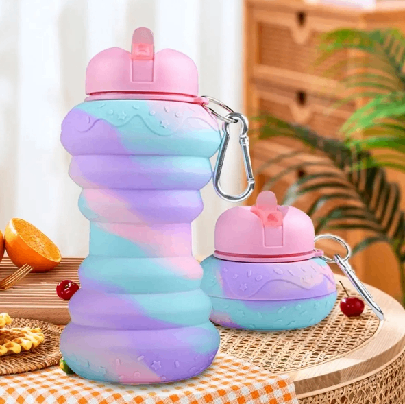 600ml Collapsible Silicone Sports Water Bottle - Ironwearpro
