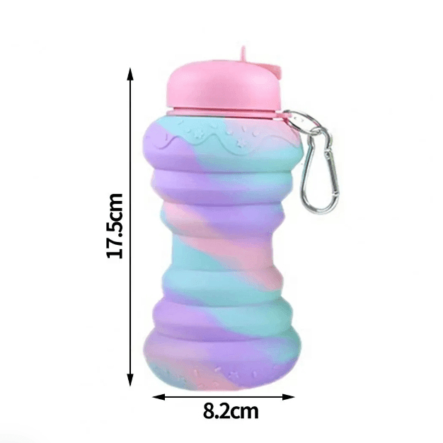 600ml Collapsible Silicone Sports Water Bottle - Ironwearpro