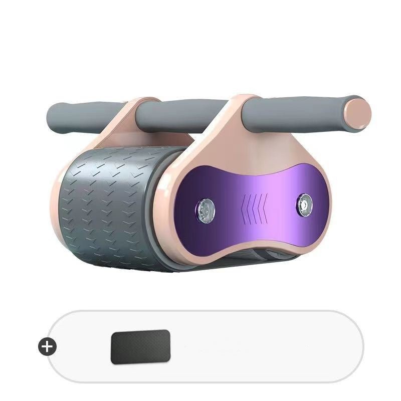 Automatic Rebound Ab Roller Wheel with Elbow Support – Multi-Color Core Workout Roller with Protective Knee Mat for Men & Women - Ironwearpro