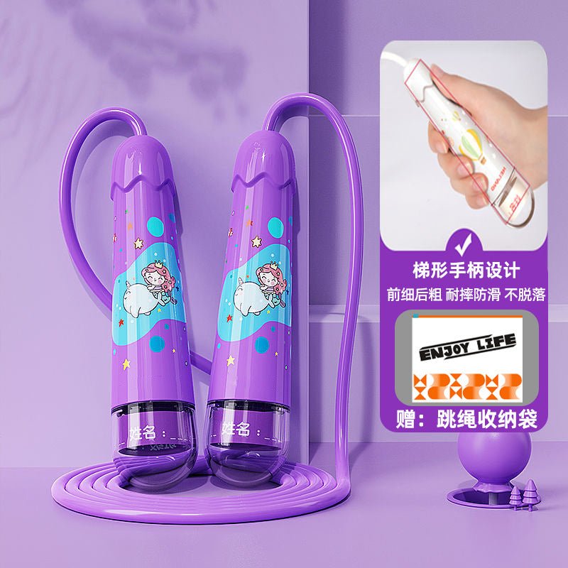 Customizable Speed Jump Rope with Transparent Handles - Ironwearpro