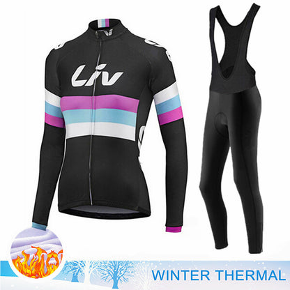 LIV Winter Long Sleeve MTB Jersey for Outdoor Use