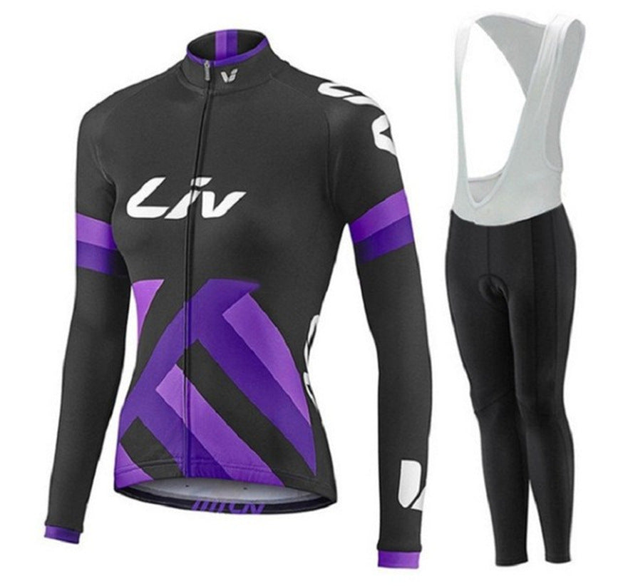 LIV Winter Long Sleeve MTB Jersey for Outdoor Use