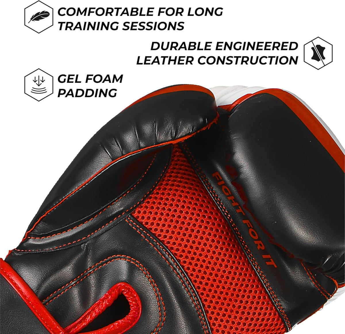 Essential Gel Boxing Gloves – Premium Impact-Absorbing Punching Gloves for Men, Women & Youth (Muay Thai, MMA & Heavy Bag Training - Ironwearpro