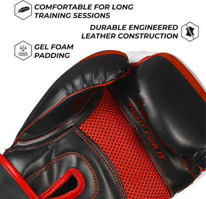 Essential Gel Boxing Gloves – Premium Impact-Absorbing Punching Gloves for Men, Women & Youth (Muay Thai, MMA & Heavy Bag Training - Ironwearpro