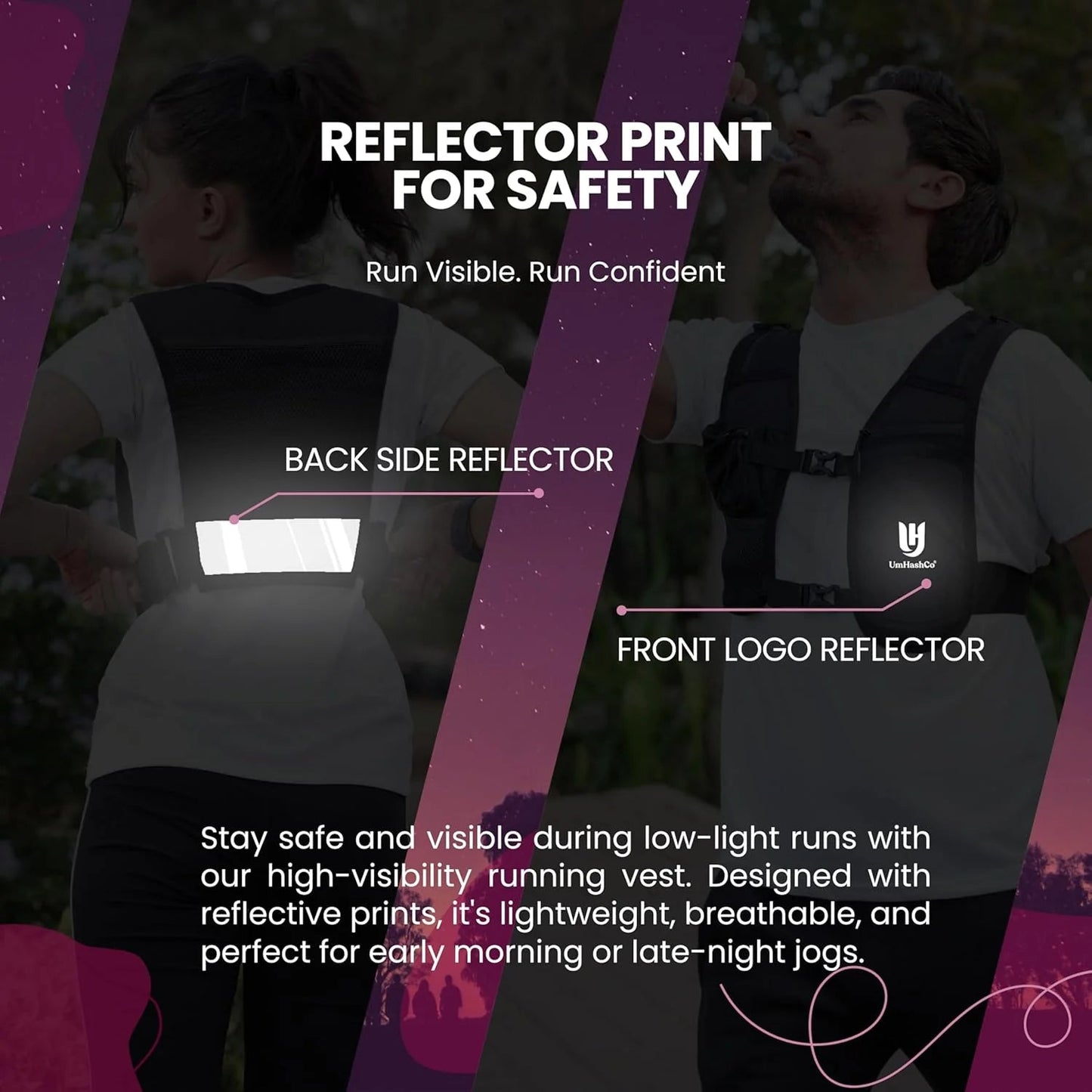 Premium Hydration Running Vest with 500ml Soft Bottle – Waterproof Phone Holder & Reflective Safety Vest for Unisex Jogging & Hiking - Ironwearpro