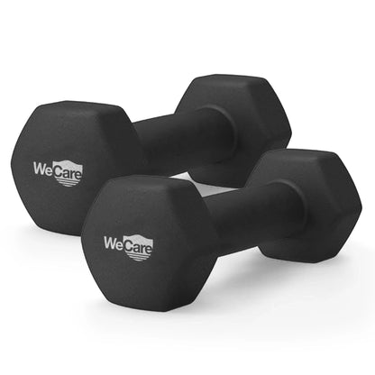 Premium Neoprene Hex Dumbbells (Set of 2) – Anti-Slip Anti-Roll Hand Weights for Home Gym Workout & Pilates (15 Lbs Pair) - Ironwearpro
