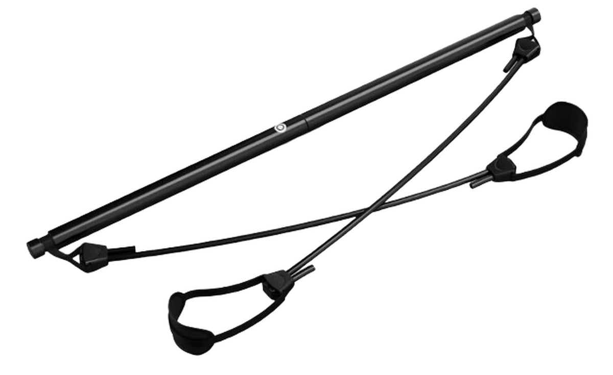 Premium Pilates Bar Kit with Resistance Bands – Portable Yoga & Chest Expansion Fitness Bar for Home Gym Full-Body Workouts (Blue) - Ironwearpro