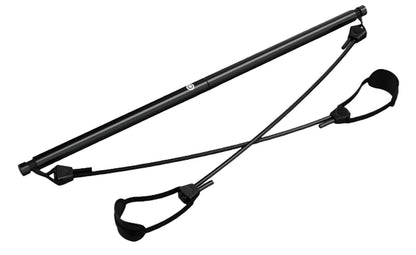 Premium Pilates Bar Kit with Resistance Bands – Portable Yoga & Chest Expansion Fitness Bar for Home Gym Full-Body Workouts (Blue) - Ironwearpro