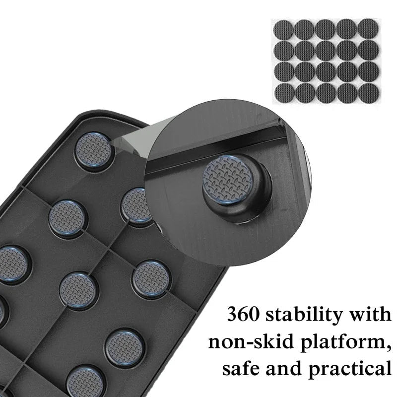 Premium Portable Push-Up Board Set – Foldable Color-Coded Fitness Strength Training System with Comfort Handles - Ironwearpro