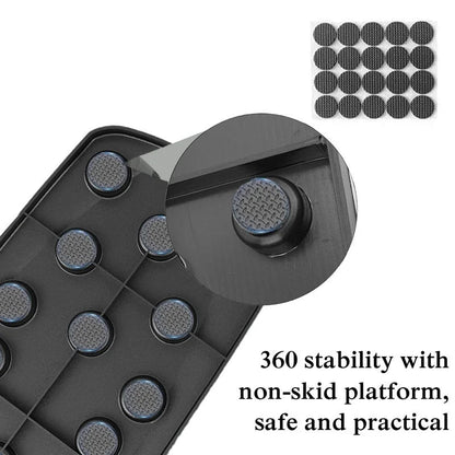 Premium Portable Push-Up Board Set – Foldable Color-Coded Fitness Strength Training System with Comfort Handles - Ironwearpro