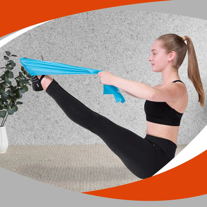 Premium Resistance Bands Set (Pack of 3) – 59" Elastic Workout Bands for Yoga, Pilates & Physical Therapy - Ironwearpro