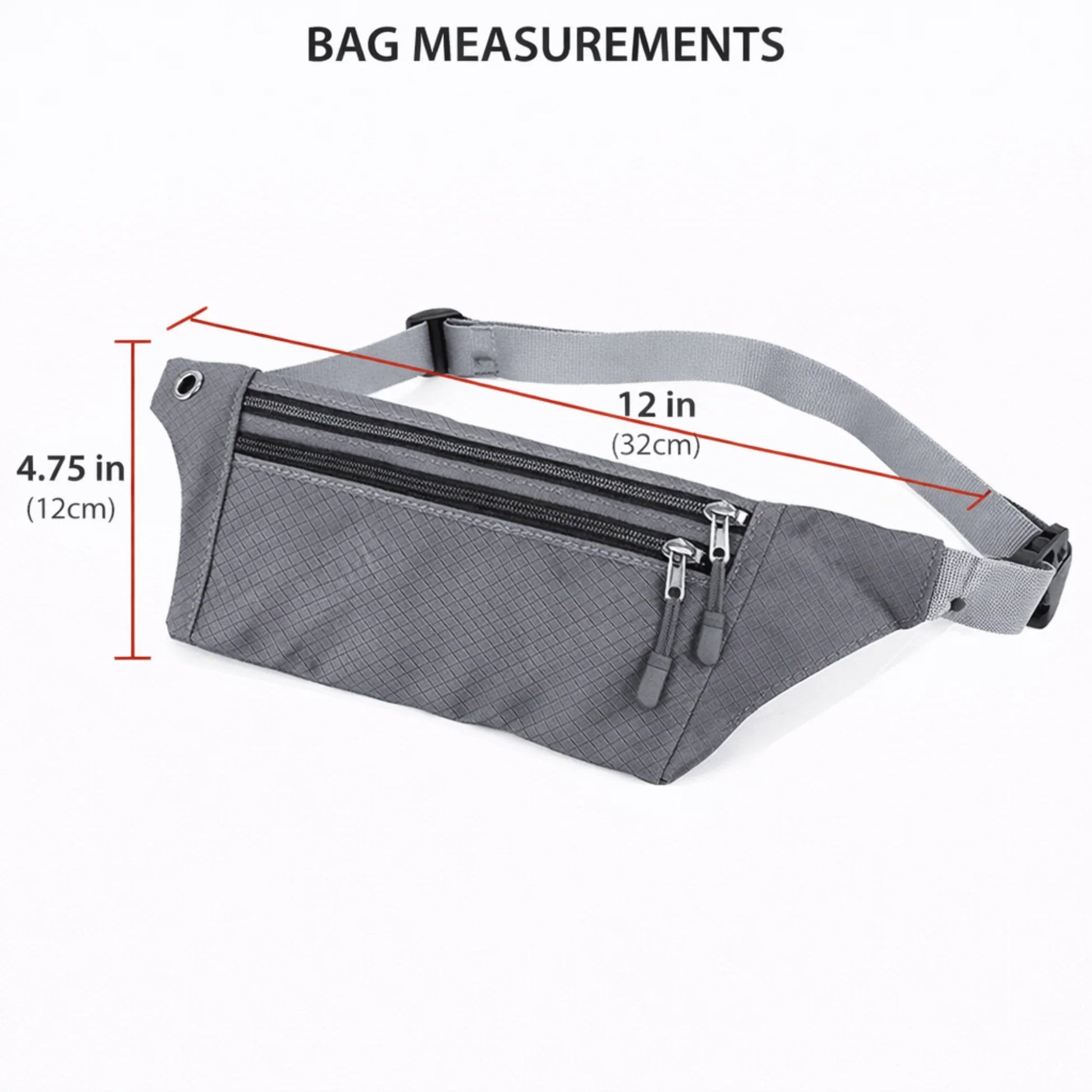 Premium Waterproof Running Waist Pack – Adjustable Sports Fanny Pack with Headphone Jack for Jogging, Hiking & Travel - Ironwearpro