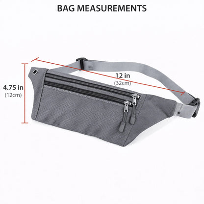 Premium Waterproof Running Waist Pack – Adjustable Sports Fanny Pack with Headphone Jack for Jogging, Hiking & Travel - Ironwearpro