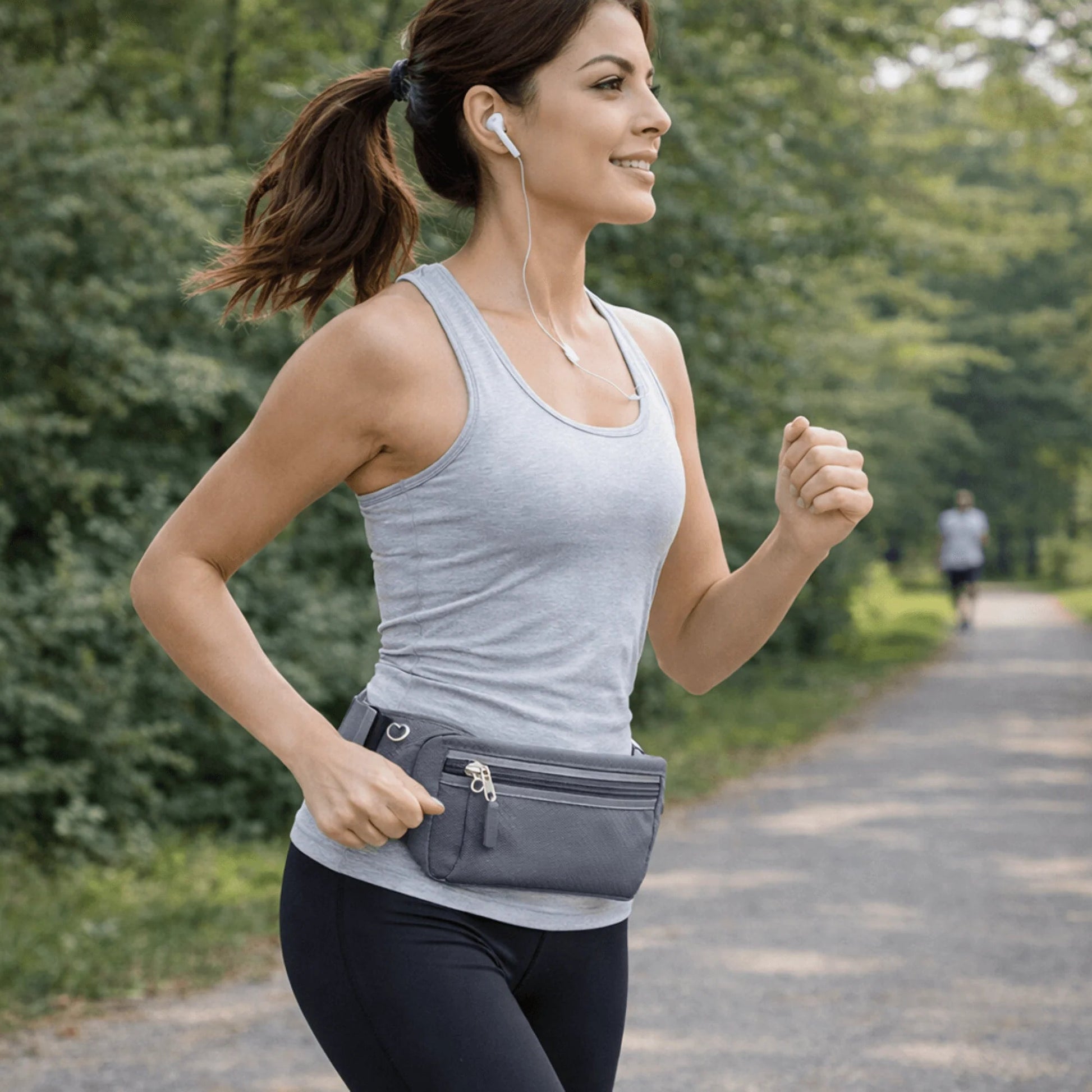 Premium Waterproof Running Waist Pack – Adjustable Sports Fanny Pack with Headphone Jack for Jogging, Hiking & Travel - Ironwearpro