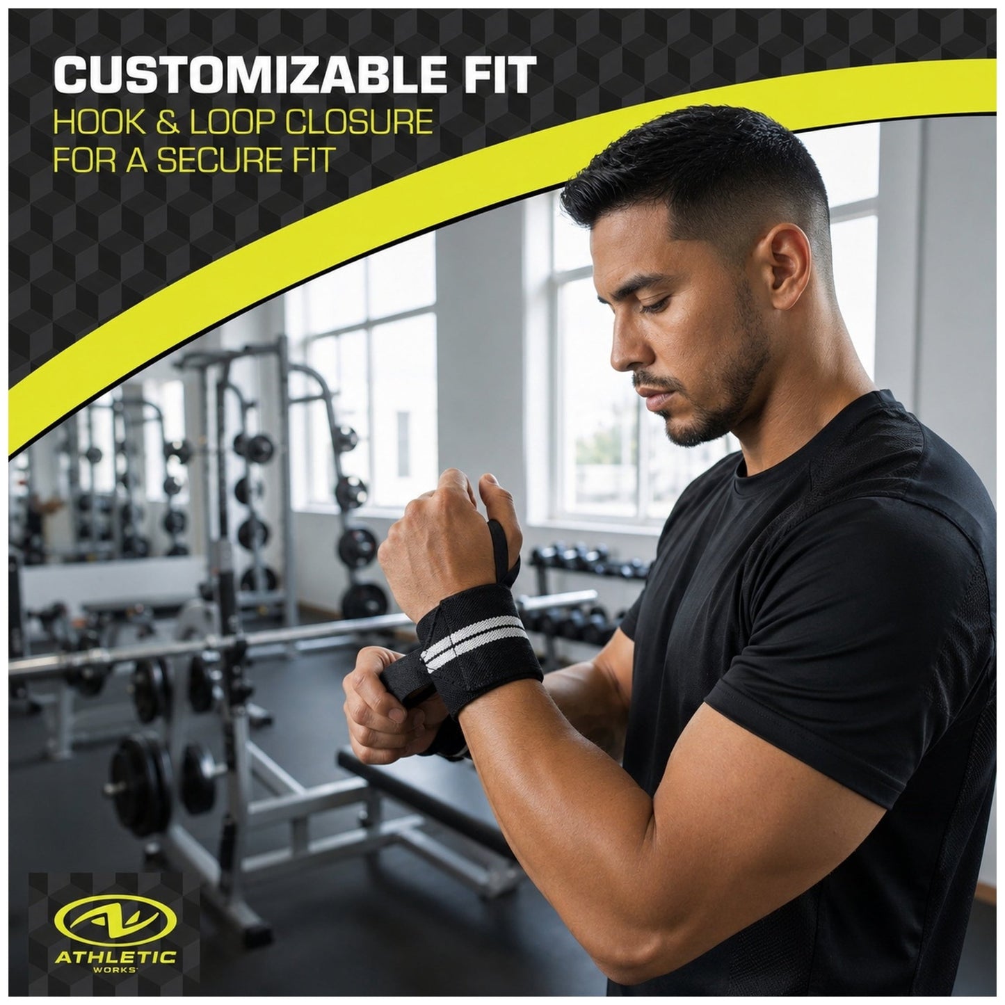Premium Weight Lifting Wrist Wraps (Pair) – Heavy Duty Support Straps with Thumb Loops for Gym, CrossFit & Strength Training - Ironwearpro