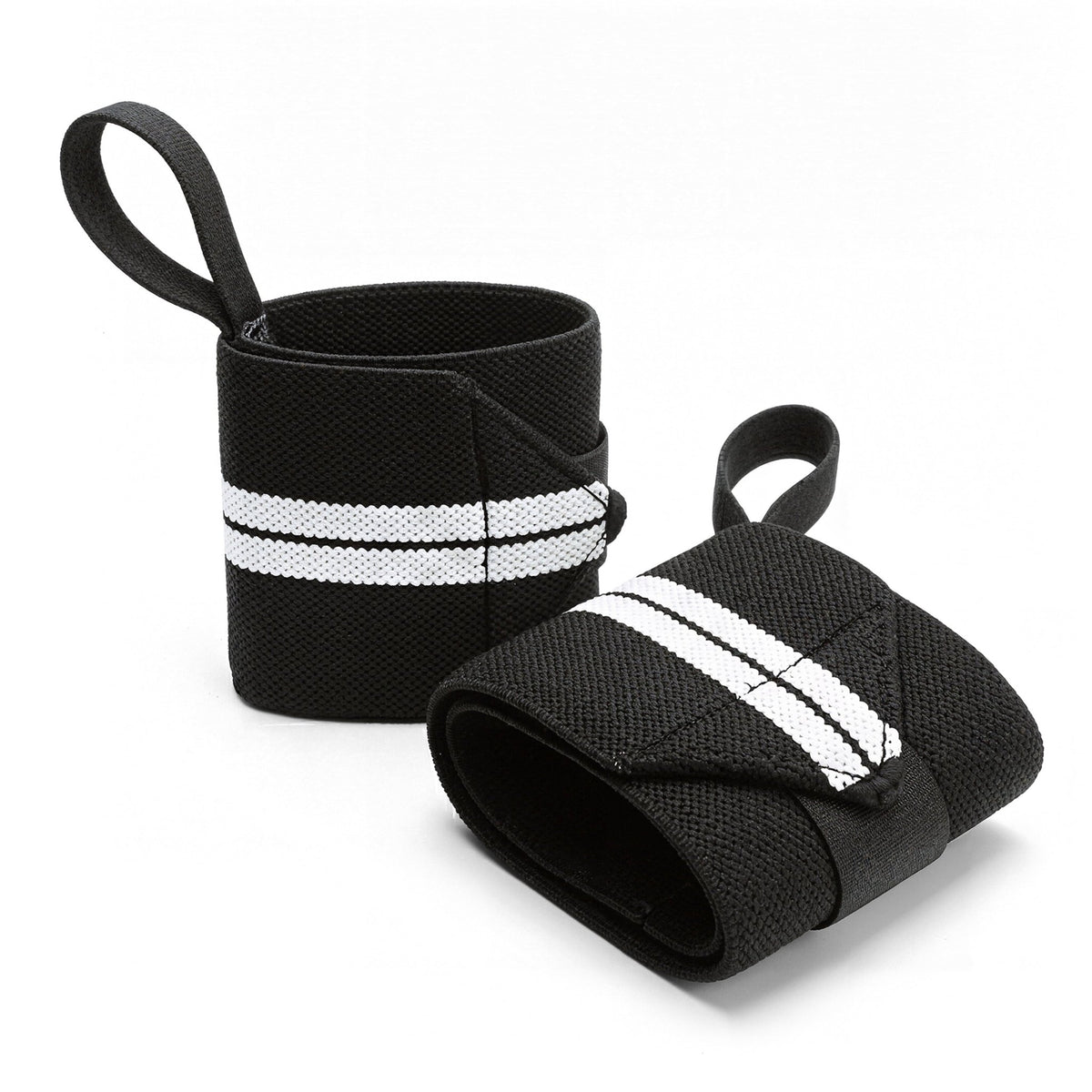 Premium Weight Lifting Wrist Wraps (Pair) – Heavy Duty Support Straps with Thumb Loops for Gym, CrossFit & Strength Training - Ironwearpro