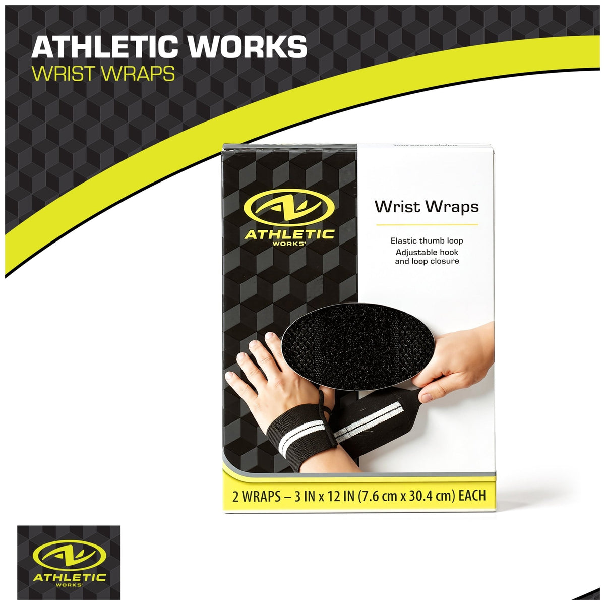Premium Weight Lifting Wrist Wraps (Pair) – Heavy Duty Support Straps with Thumb Loops for Gym, CrossFit & Strength Training - Ironwearpro