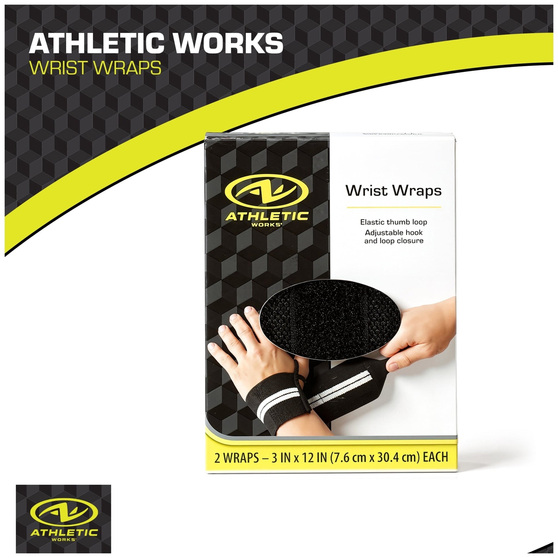 Premium Weight Lifting Wrist Wraps (Pair) – Heavy Duty Support Straps with Thumb Loops for Gym, CrossFit & Strength Training - Ironwearpro