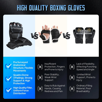 Professional Smart Music Boxing Machine with Gloves – Wall-Mounted Bluetooth Trainer with 10 Modes & 9 Speed Settings - Ironwearpro