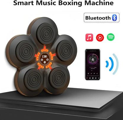 Smart Music Boxing Machine – Electronic Wall-Mounted Boxing Training Equipment with Boxing Gloves for Home Workouts & Agility - Ironwearpro