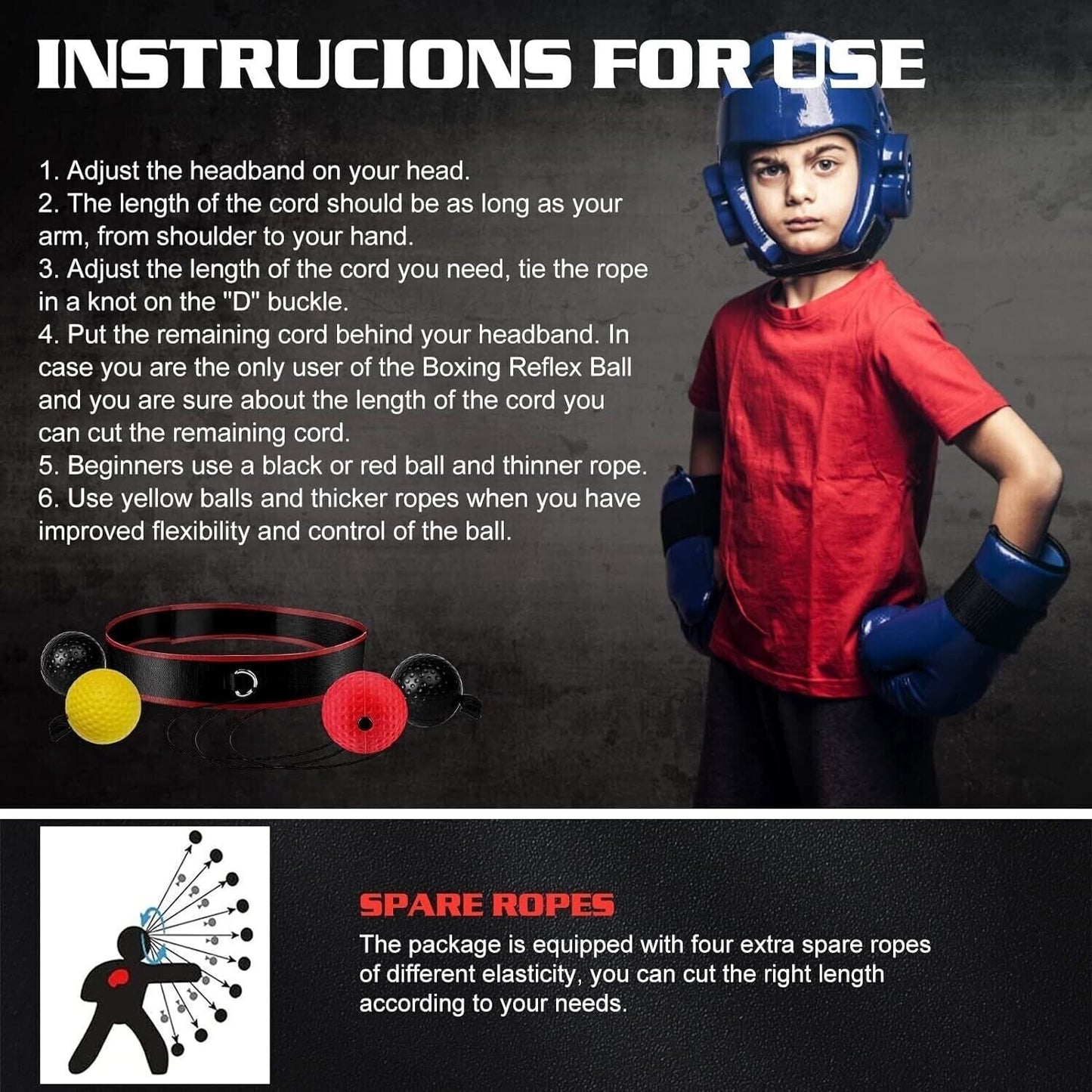 Smart Reflex Boxing Ball Set with App Support – Headband Punch Ball for Agility, Hand-Eye Coordination & Family Fun (2-Player Pack) - Ironwearpro