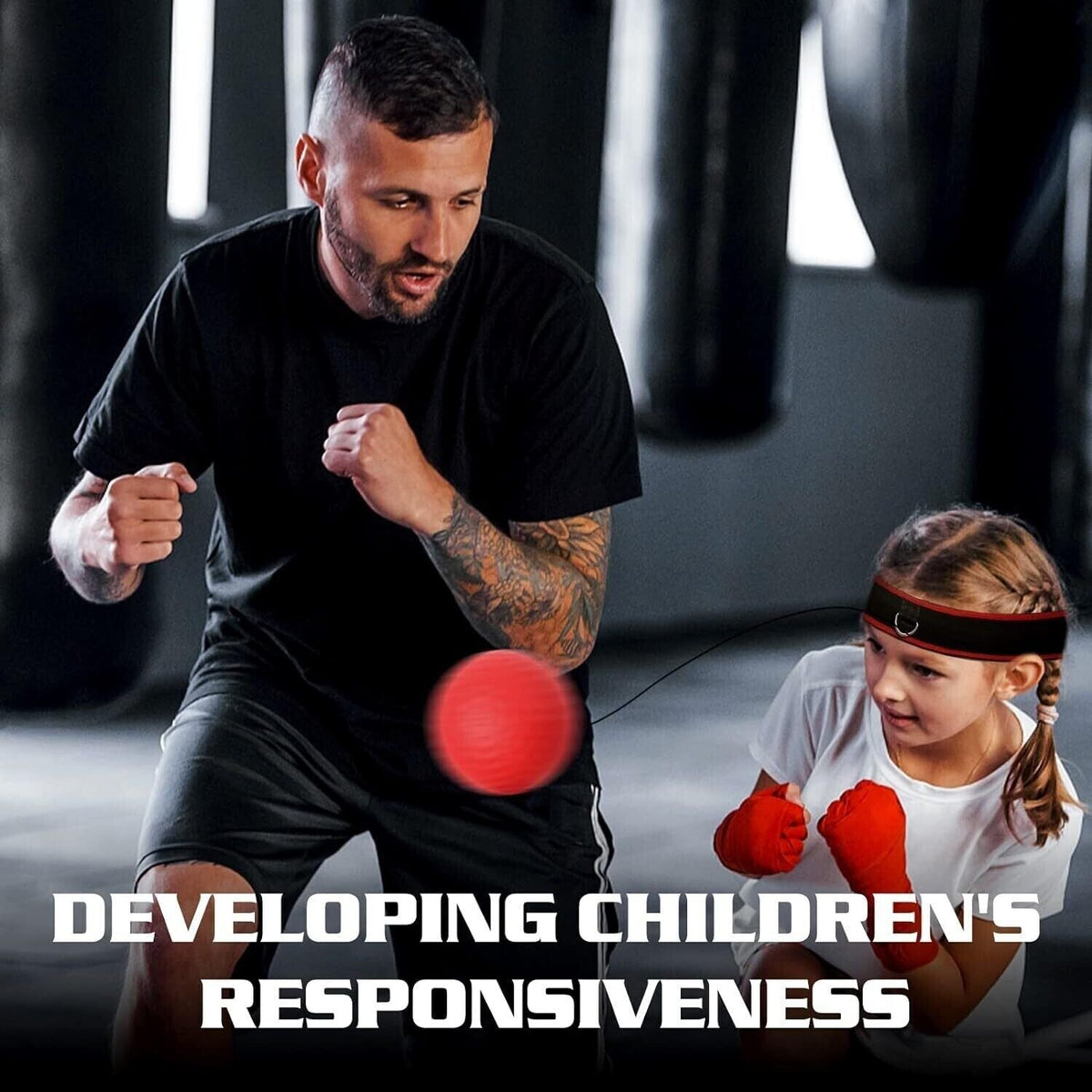 Smart Reflex Boxing Ball Set with App Support – Headband Punch Ball for Agility, Hand-Eye Coordination & Family Fun (2-Player Pack) - Ironwearpro