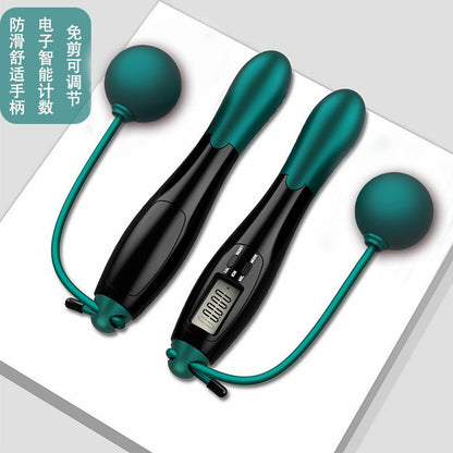 Smart Wireless Jump Rope with Weighted Ball and Counter - Ironwearpro
