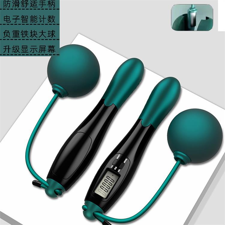 Smart Wireless Jump Rope with Weighted Ball and Counter - Ironwearpro