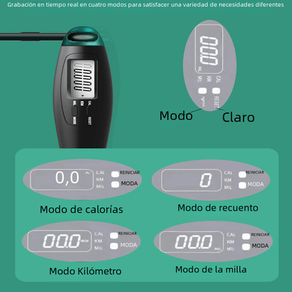 Smart Wireless Jump Rope with Weighted Ball and Counter - Ironwearpro