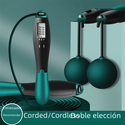 Smart Wireless Jump Rope with Weighted Ball and Counter - Ironwearpro