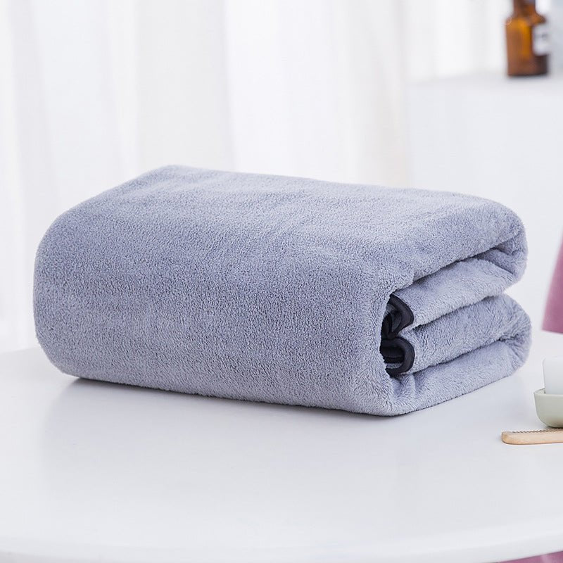Thick Coral Fleece Absorbent Blanket and Beach Towel - Ironwearpro