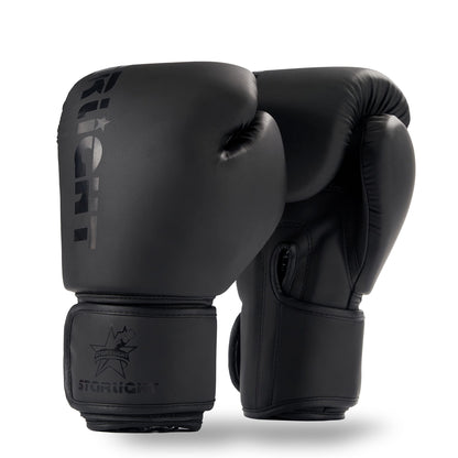 Valchiria Boxing Gloves for Men Women Boxing Training Gloves Heavy Bag Workout Gloves Kickboxing Boxing Sparring Punching Gloves for Boxing Kickboxing Muay Thai MMA(Black 10oz) - Ironwearpro