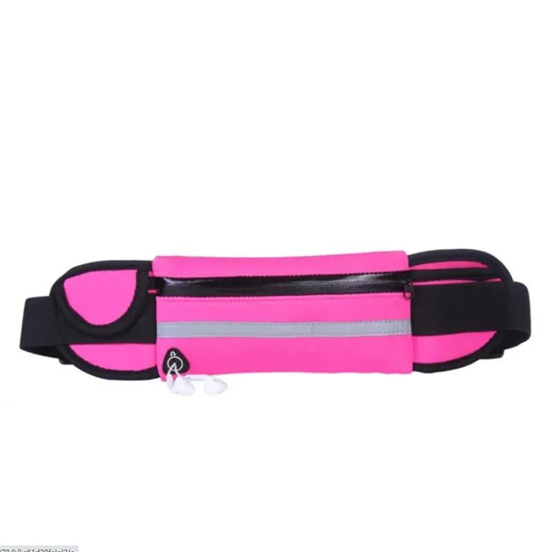 Waterproof Hydration Running Belt – Unisex Multi-Functional Cycling & Marathon Waist Bag with Water Bottle Holder - Ironwearpro