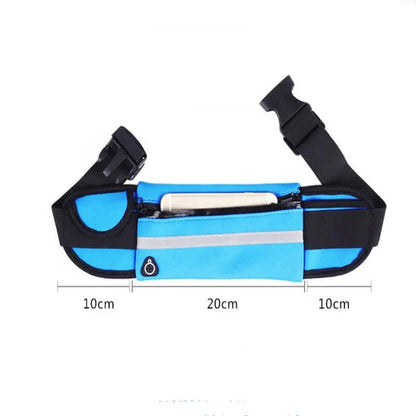 Waterproof Hydration Running Belt – Unisex Multi-Functional Cycling & Marathon Waist Bag with Water Bottle Holder - Ironwearpro