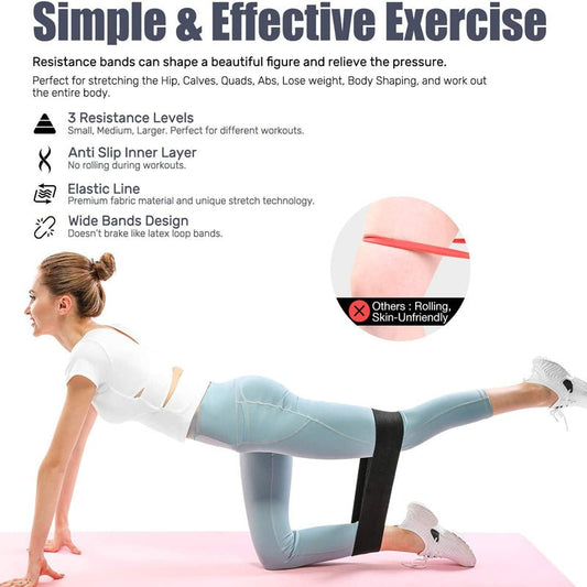 Yoga Resistance Bands for Strength Training and Stretching - Ironwearpro